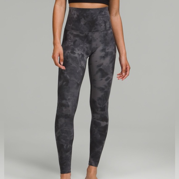 lululemon athletica Pants - Lululemon Align High-Rise Grey Tie-Dye Leggings Size 0
